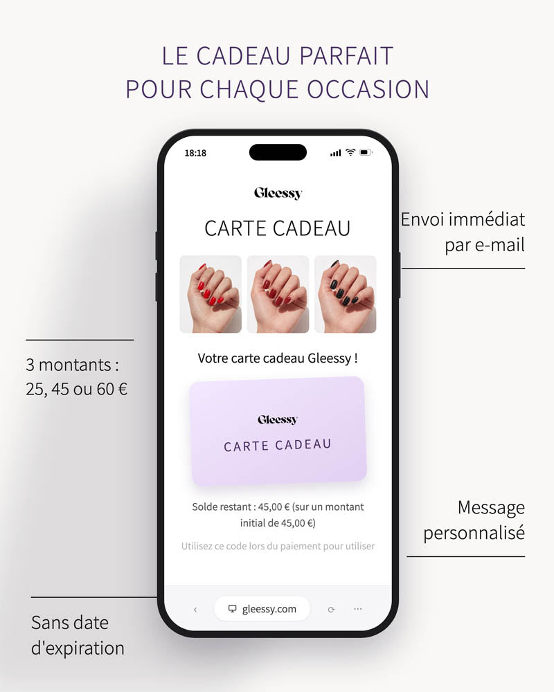 Carte cadeau Gleessy